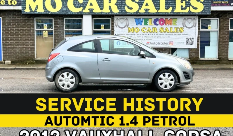 Vauxhall Corsa 2012 full