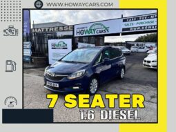 7 SEATER_1.6 DIESEL_2016 Vauxhall Zafira_£35 Tax_90k Miles_Sat-Nav_Bluetooth