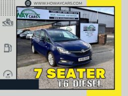 7 SEATER_1.6 DIESEL_2016 Vauxhall Zafira_£35 Tax_90k Miles_Sat-Nav_Bluetooth