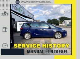 7 SEATER_1.6 DIESEL_2016 Vauxhall Zafira_£35 Tax_90k Miles_Sat-Nav_Bluetooth
