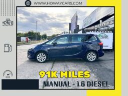 7 SEATER_1.6 DIESEL_2016 Vauxhall Zafira_£35 Tax_90k Miles_Sat-Nav_Bluetooth