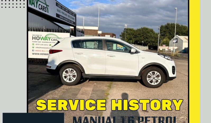 
								MANUAL 1.6 Petrol 2017 Kia Sportage_12 month MOT_150k Miles_Bluetooth_x2 Keys_Hpi Clear_ full									