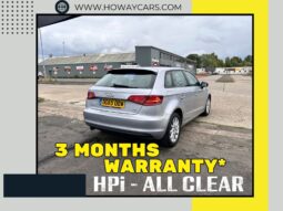 
										✅AUDI A3_1.6 Diesel_MANUAL✅£35 Tax_07m MOT_125k Miles_Srvc Hstry_ULEZ Free_3 months Warranty_ full									