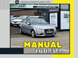 ✅AUDI A3_1.6 Diesel_MANUAL✅£35 Tax_07m MOT_125k Miles_Srvc Hstry_ULEZ Free_3 months Warranty_