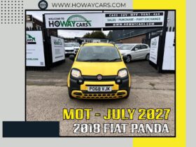 2018 Fiat Panda Waze 1.2 Petrol_MANUAL 12m MOT_78k Miles_Srvc Hstry_x2 Keys