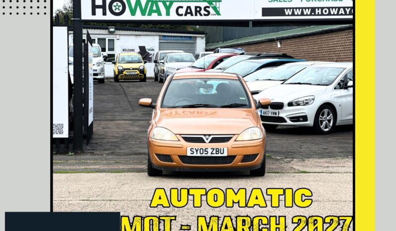 
								✅AUTOMATIC 1.4 Petrol✅2005 Vauxhall Corsa_06m MOT_65k Miles_PX to Clear Price full									