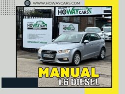 ✅AUDI A3_1.6 Diesel_MANUAL✅£35 Tax_07m MOT_125k Miles_Srvc Hstry_ULEZ Free_3 months Warranty_