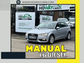 ✅AUDI A3_1.6 Diesel_MANUAL✅£35 Tax_07m MOT_125k Miles_Srvc Hstry_ULEZ Free_3 months Warranty_