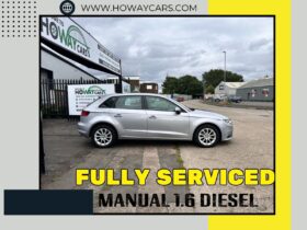 ✅AUDI A3_1.6 Diesel_MANUAL✅£35 Tax_07m MOT_125k Miles_Srvc Hstry_ULEZ Free_3 months Warranty_