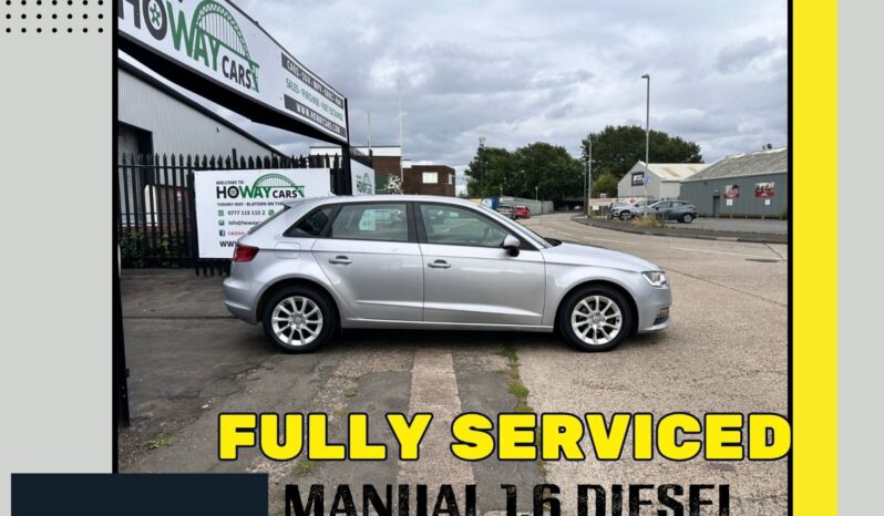 
								✅AUDI A3_1.6 Diesel_MANUAL✅£35 Tax_07m MOT_125k Miles_Srvc Hstry_ULEZ Free_3 months Warranty_ full									