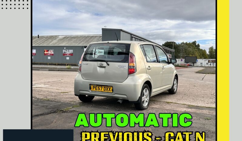 
								AUTOMATIC 1.3 Petrol 2007 Daihatsu Sirion_6m MOT_106k Miles_Fully Checked_Px 2 Clear Price. full									