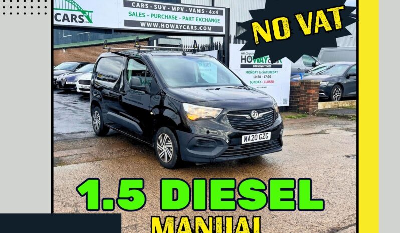 
								2020 Vauxhall Combo 1.5 Diesel-Manual_9m MOT_129k Miles_Srvc Hstry_Clutch & Belt DONE_No VAT full									