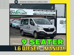 9 SEATER_1.6 Diesel_Manual 2015 Renault Traffic_7m MOT_145k Miles_x2 Keys_Bargain PRICE