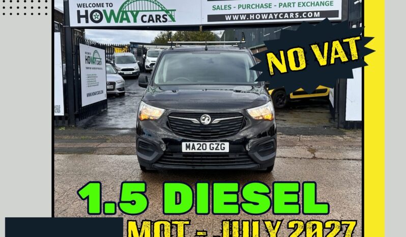 
								2020 Vauxhall Combo 1.5 Diesel-Manual_9m MOT_129k Miles_Srvc Hstry_Clutch & Belt DONE_No VAT full									