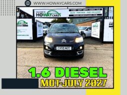 MANUAL_1.6 Diesel_2009 Citroen C3 Picasso_ 10m MoT_107k Miles_Fully Checked_P-Snsrs_Px 2 Clear Price