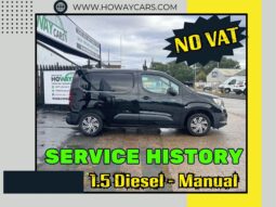 2020 Vauxhall Combo 1.5 Diesel-Manual_9m MOT_129k Miles_Srvc Hstry_Clutch & Belt DONE_No VAT