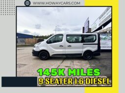 9 SEATER_1.6 Diesel_Manual 2015 Renault Traffic_7m MOT_145k Miles_x2 Keys_Bargain PRICE