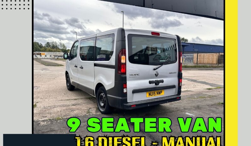 
								9 SEATER_1.6 Diesel_Manual 2015 Renault Traffic_7m MOT_145k Miles_x2 Keys_Bargain PRICE full									