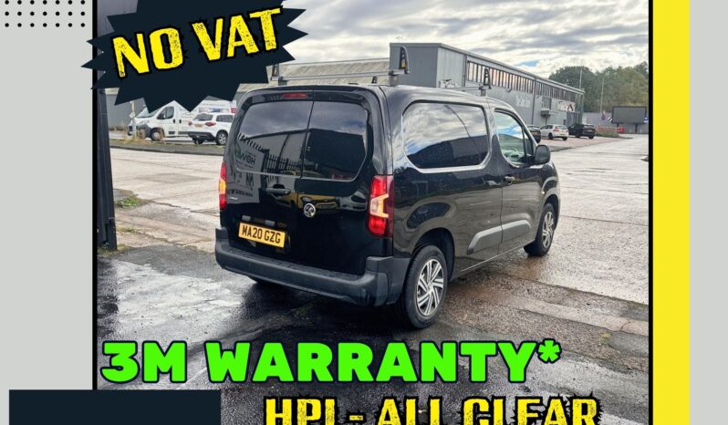 
								2020 Vauxhall Combo 1.5 Diesel-Manual_9m MOT_129k Miles_Srvc Hstry_Clutch & Belt DONE_No VAT full									