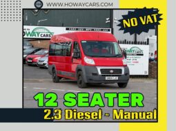 ✅12 SEATER – XLWB Bus✅2014 Fiat Ducato 2.3 Diesel_40k Miles_Mobility Ramp_NO VAT