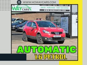 ✅AUTOMATIC_1.6 Petrol✅ 2012 Nissan Qashqai_09m MOT_96k Miles_Service History_New CVT_Sat-Nav_360 Cam_x2 Keys_ 3months Warranty*