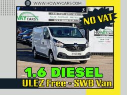 ✅1.5 Diesel-Manual✅2017 Renault Trafic SWB-ULEZ Free_07m MOT_95k Miles_B’tooth_Parking Sensors_3 months Warranty*_ No VAT_
