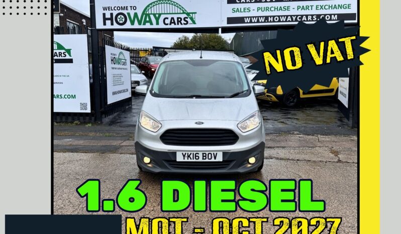 
								✅ 1.5 Diesel-Manual ✅ 2016 Ford Transit Courier_12m MOT_98k Miles_Sat-Nav_B’tooth_ P-Snsrs_NO VAT full									