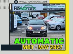 ✅AUTOMATIC 1.2 Petrol✅2012 Nissan Note_07m MOT_78k Miles_Sat-Nav_B’tooth_HD Rev Camera_x2 Keys_Japan Import Quality @ Bargain Price.