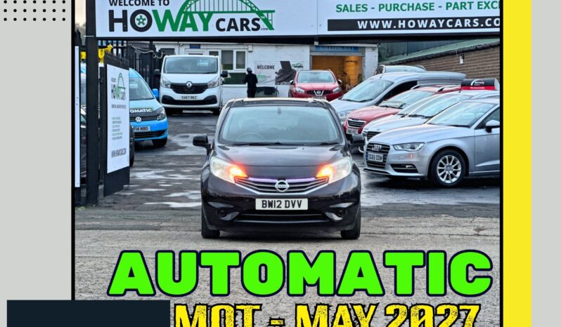 
								✅AUTOMATIC 1.2 Petrol✅2012 Nissan Note_07m MOT_78k Miles_Sat-Nav_B’tooth_HD Rev Camera_x2 Keys_Japan Import Quality @ Bargain Price. full									