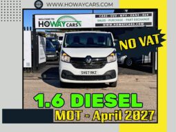 ✅1.5 Diesel-Manual✅2017 Renault Trafic SWB-ULEZ Free_07m MOT_95k Miles_B’tooth_Parking Sensors_3 months Warranty*_ No VAT_