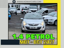 ✅1.4 Petrol-Manual✅2012 Vauxhall Corsa_12m MOT_82k Miles_Service Hstry@Bargain Price