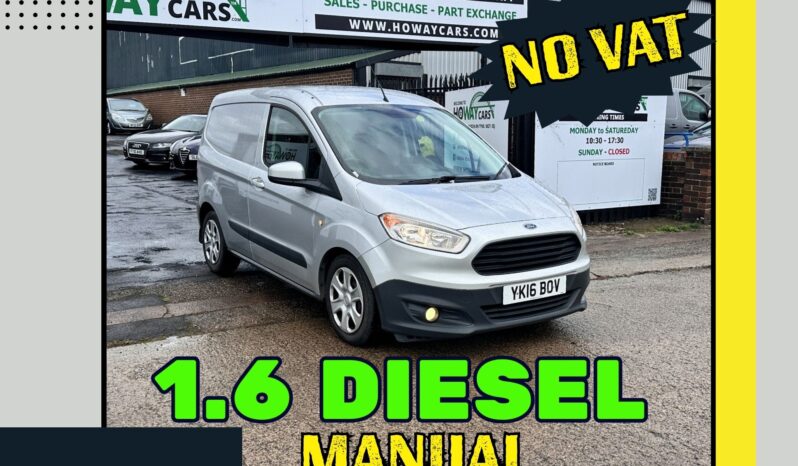 
								✅ 1.5 Diesel-Manual ✅ 2016 Ford Transit Courier_12m MOT_98k Miles_Sat-Nav_B’tooth_ P-Snsrs_NO VAT full									