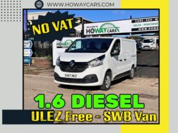 ✅1.5 Diesel-Manual✅2017 Renault Trafic SWB-ULEZ Free_07m MOT_95k Miles_B’tooth_Parking Sensors_3 months Warranty*_ No VAT_