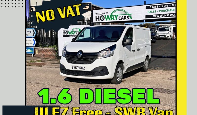 
								✅1.5 Diesel-Manual✅2017 Renault Trafic SWB-ULEZ Free_07m MOT_95k Miles_B’tooth_Parking Sensors_3 months Warranty*_ No VAT_ full									