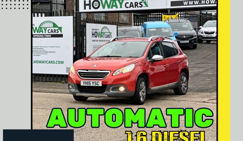 
								✅AUTOMATIC_1.6 Diesel✅2015 Peugeot 2008_£20 Tax_06m MOT_87k Miles_Bluetooth_P-Snsrs_ full									