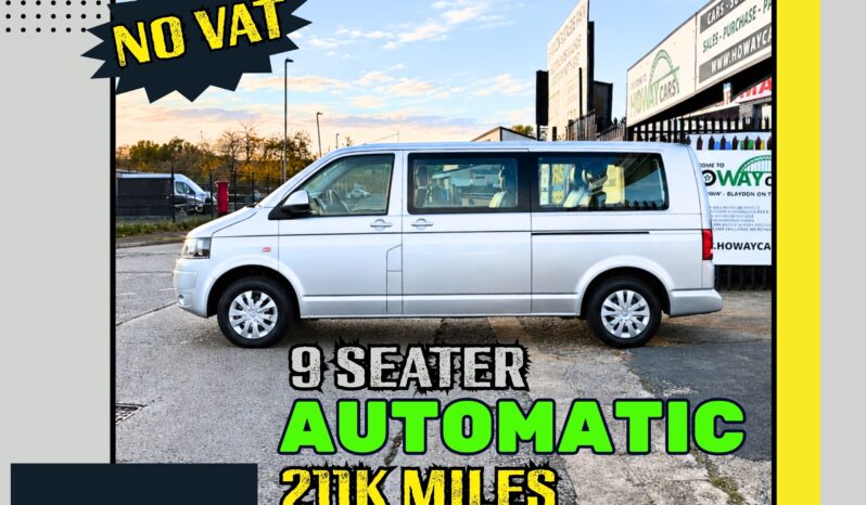 
								✅AUTOMATIC 2.0 Diesel✅LWB 9 SEATER Bus_2014 VW Transporter Shuttle _12m MOT_211k Miles_Full Leather_NO VAT full									