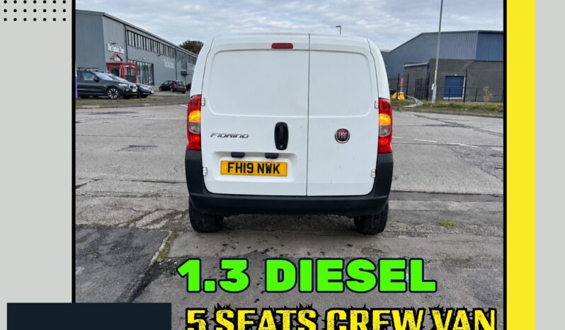 
								✅1.3 Diesel-Manual✅2019 Fiat Fiorino Crew Cab 5 Seats_54k Miles_08m MOT_Srvc Hstry_ULEZ Free_3m Warranty_NO VAT full									