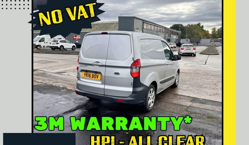 
								✅ 1.5 Diesel-Manual ✅ 2016 Ford Transit Courier_12m MOT_98k Miles_Sat-Nav_B’tooth_ P-Snsrs_NO VAT full									
