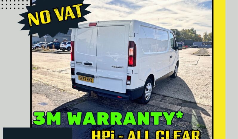 
								✅1.5 Diesel-Manual✅2017 Renault Trafic SWB-ULEZ Free_07m MOT_95k Miles_B’tooth_Parking Sensors_3 months Warranty*_ No VAT_ full									